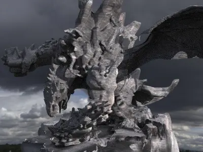 Dragon ogre Wings version  3D model