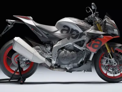 Aprilia Tuono V4 1100 Factory 2019 Low-poly 3D model