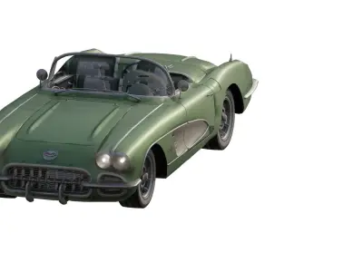 CHEVROLET CORVETTE 1950S 3D model