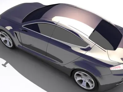 Concept car 3D model 5