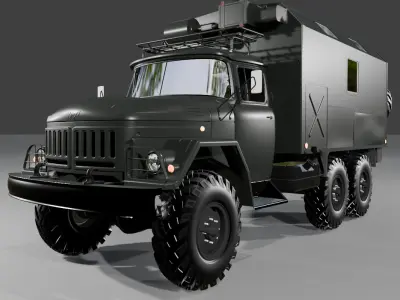 zil 131   3d model   3D print model