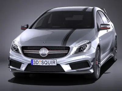 Mercedes-Benz A45 AMG Edition 1 2015 VRAY 3D model