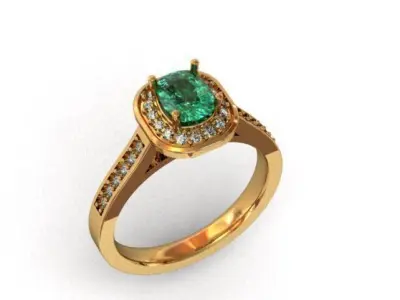 The Engagement Ring 3D print model