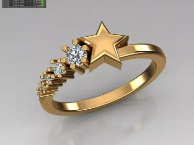 Band Ring 3D print model