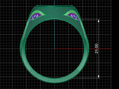 NEO MAN RING MODEL15 3D print model