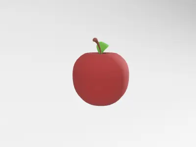 Apple v1 007 Low-poly 3D model