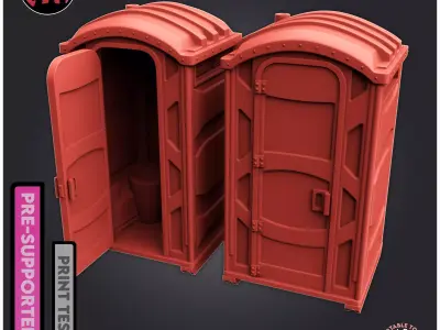 Portable Toilet 3D print model