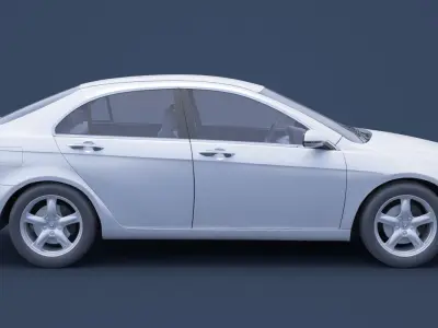 Honda Accord sedan 2003 3D model