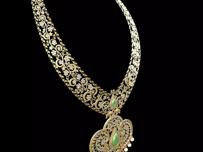 Diamond Necklace 3D model