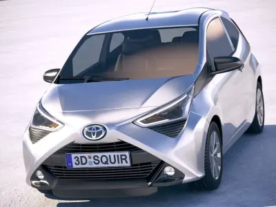 Toyota Aygo 3-door 2019 3D model
