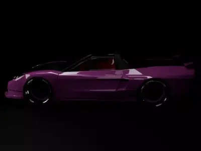 honda nsx veilside performance Low-poly 3D model