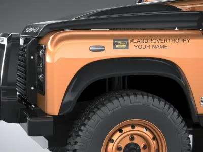 Land Rover Defender Works V8 Trophy 2021 3D model