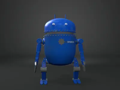 Mini Robot Explorer Free 3D model