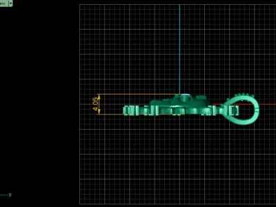 GOLDEN SUN CHARM PENDANT 3D PRINTABLE MODEL  3D print model