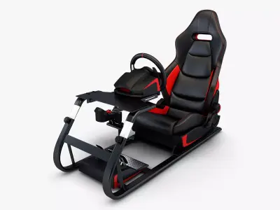 Racing Game Simulator v 2 3D model