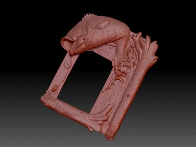 Fish Frame 3D print model