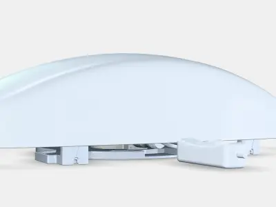 UPPLYST LED wall lamp Low-poly 3D model