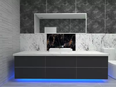 Luxury Bathroom 2021 3D model