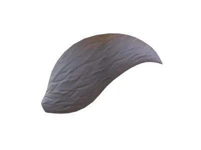 Fox Tail v1 003 Low-poly 3D model