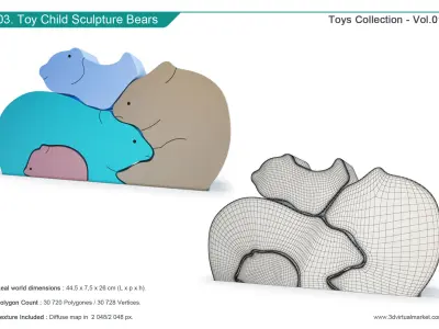 Toys Collection toy 3D model