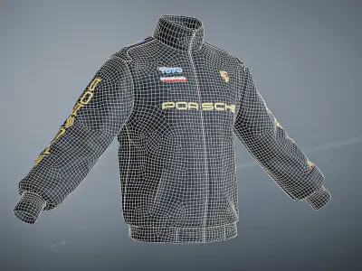 Porsche jacket 3D model