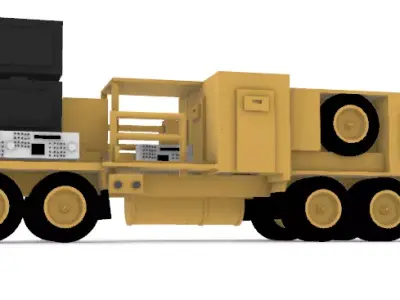 Mobile Power Distribution Truck 3 Sci-Fi Energy 3D print model