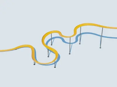 Water Slide 3D models 3D Model Pack 3