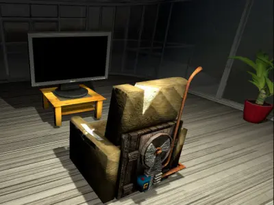 BGE Building Free low-poly 3D model