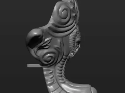 Furniture leg 3D print model