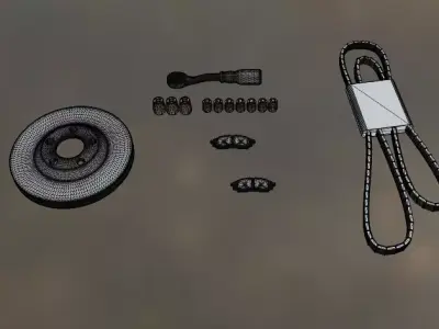 1 to 24 scale mechanic set 2 3D print model