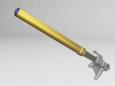 Front Fork uspension Up Side Down for Motorcycle 3D model