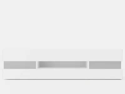 Shiny TV Bench 169 Cm Low-poly 3D model