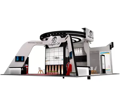 Booth Exhibition Stand a241c  3D model