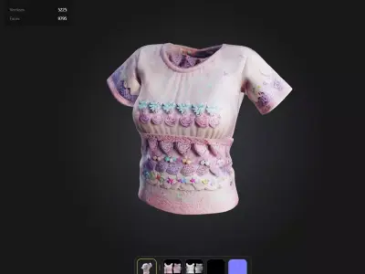 Kawaii Top PBR 4k Low-poly 3D model buy