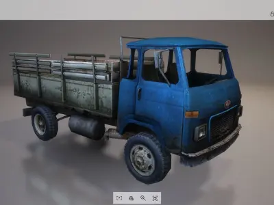 Vehicle - Truck 01 Low-poly 3D model
