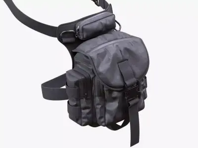 Military Bag 4 - All MH Bodies - UE5 Skeletons - Rigged Low-poly 3D model