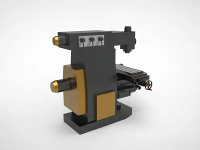 Miling machine 2 3D model