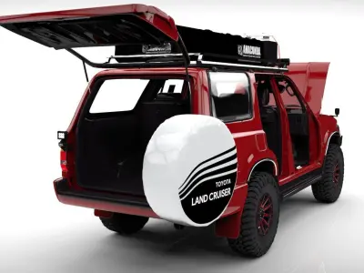 TOYOTA 4RUNNER 1989 ARB 4X4  Low-poly 3D model