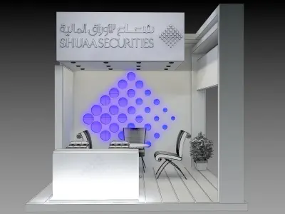 Booth Exhibition Stand a382b 3D model