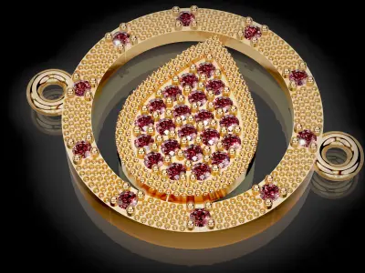 Pear Bracelet 3D print model