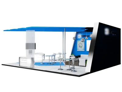 Booth Exhibition Stand a460a 3D model