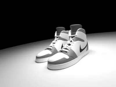 nike jordan air shoes Free 3D print model