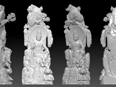Guanyin   3D print model