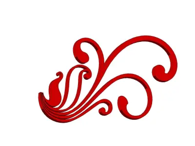 Ornament - Design F1 3D model
