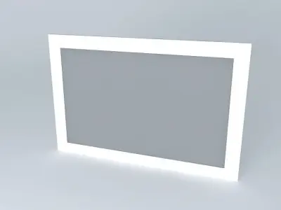 mirror framed.SU 3D model. Free 3D model