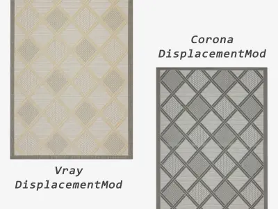 Rugs No 1 Low-poly 3D model