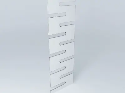Mid mod screen Free 3D model