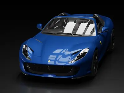 2023 Ferrari 812 Superfast 3D model