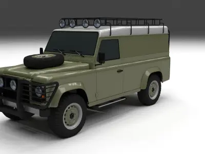 Land Rover Defender 110 Hard Top 3D model