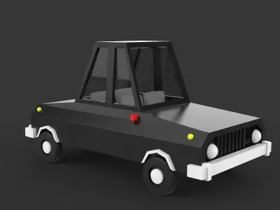 family car 3D model